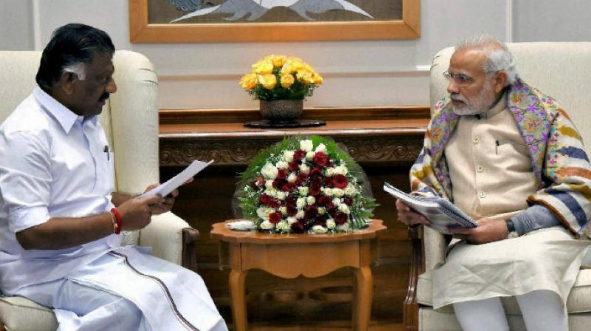 Panneerselvam meets PM, denies differences with CM